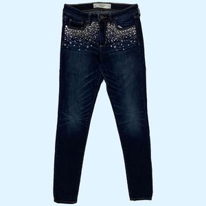 Abercrombie and Fitch Bedazzled Skinny Jeans